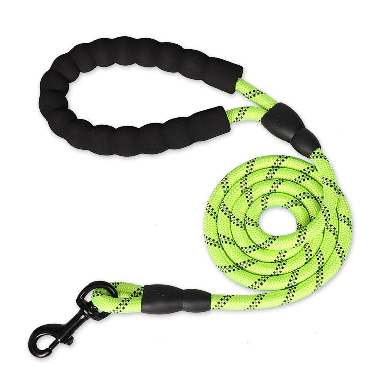 Ultra Strong Reflective Rope Leash Various Colors and Sizes