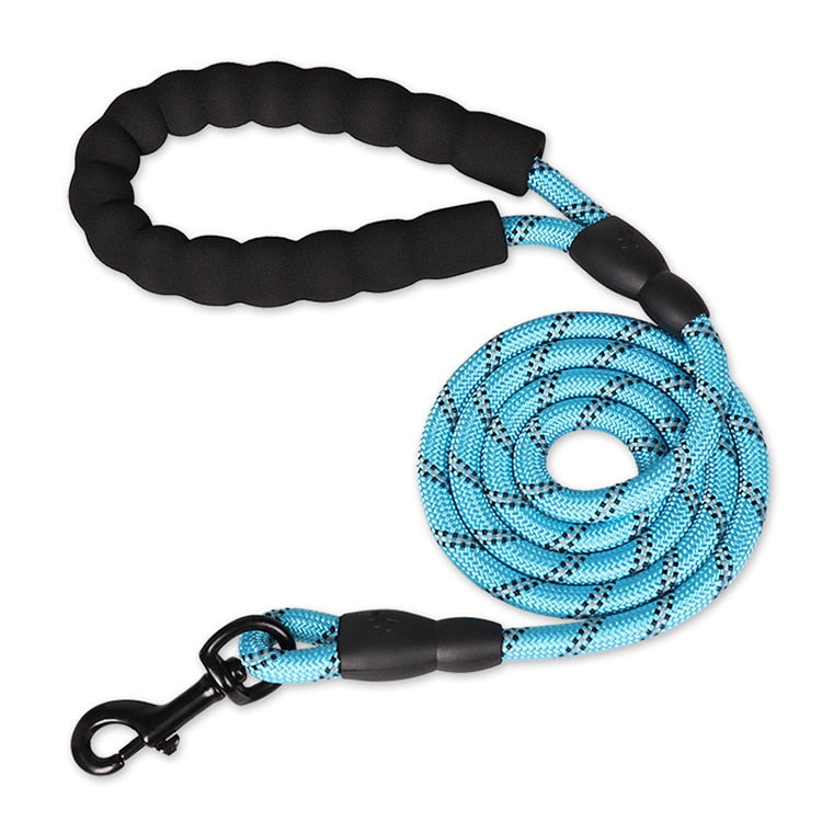 Ultra Strong Reflective Rope Leash Various Colors and Sizes