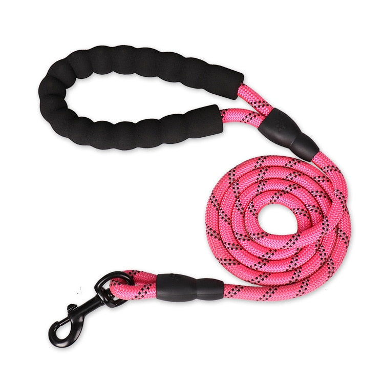Ultra Strong Reflective Rope Leash Various Colors and Sizes