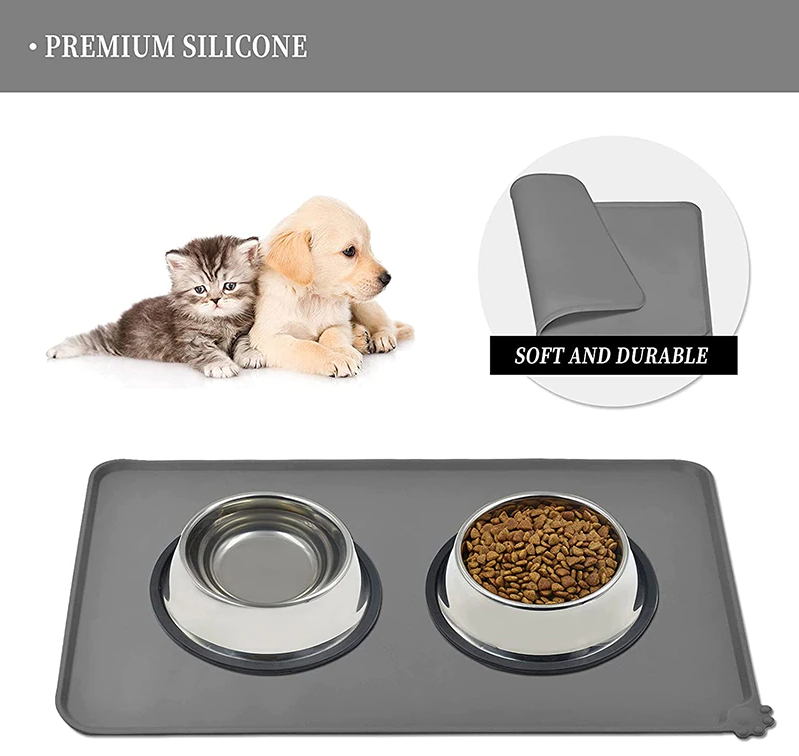 Spill Proof Feeding Mat For Dogs and Cats HousPup
